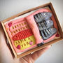 'Better Together' Hand Iced Sardine Tin Mini Biscuit Slab, Valentines Day Gift, thumbnail 1 of 6