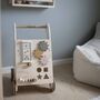 Personalised Wooden Pastel Cream Activity Walker Toy, thumbnail 2 of 3