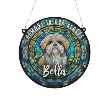 Shih Tzu Memorial Suncatcher, 3 of 6