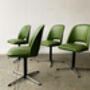 Set Of Four Mid Century 1960s Swivel Chairs, thumbnail 11 of 12