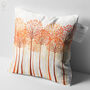Orange Trees Design Soft Cushion Cover, thumbnail 4 of 5