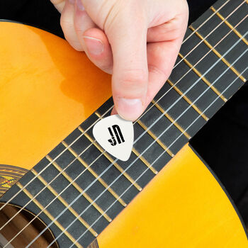Personalised Initials Guitar Plectrum / Pick Coloured Set, 2 of 10
