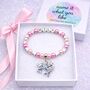 Personalised Unicorn Jewellery Bracelet Gift For Girls, thumbnail 1 of 12