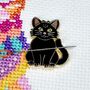 Jigsaw Cat Cross Stitch Kit, thumbnail 3 of 8