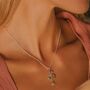Serpentina Emerald Sterling Silver Necklace, thumbnail 8 of 10