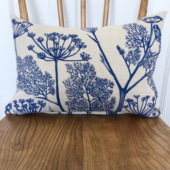 Lavender And Chamomile Linen Sleep Pillow, Hand Printed, 2 of 12