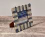 Blue And White Striped Photo Frame, thumbnail 1 of 3