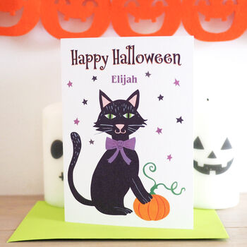 Personalised Halloween Birthday Card By Superfumi | notonthehighstreet.com