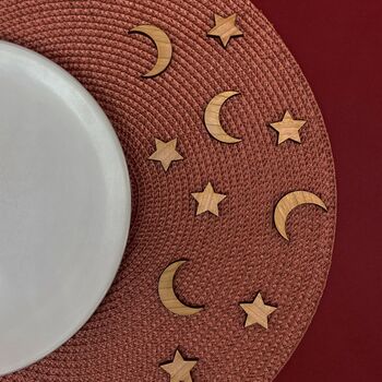 Wooden Moon And Star Confetti, 2 of 4