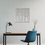 Contemporary Metal Tree Wall Hanging Art Sculpture For Home, thumbnail 8 of 11