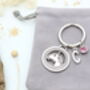 Personalised Horse Keyring Horse Rider Gift, thumbnail 7 of 9