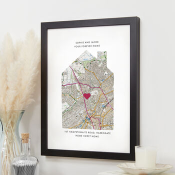 Personalised Our Home Map Print, 10 of 11