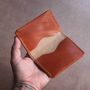 Personalised Slim Leather Wallet For Cash And Cards, thumbnail 1 of 9