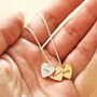 Personalised Family Small Wide Heart Charm Necklace, thumbnail 1 of 10
