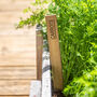 Personalised Wooden Allotment Plant Labels, thumbnail 1 of 1
