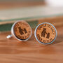 'Uncle Since…' Personalised Bear Cufflinks For Uncle, thumbnail 2 of 5
