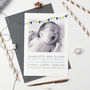 Personalised Photo Birth Announcements, thumbnail 1 of 5