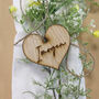 Personalised Wooden Heart Name Setting, thumbnail 9 of 11