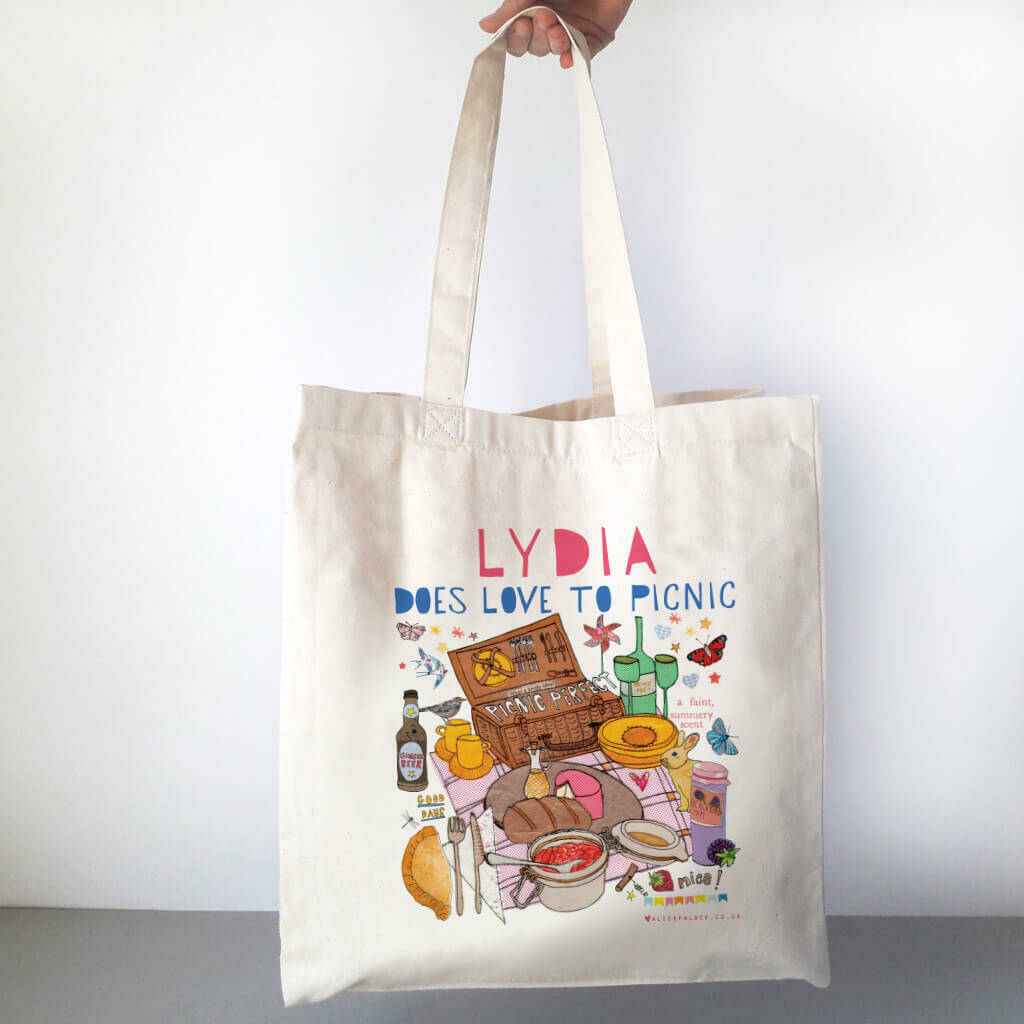 Personalised Picnic Bag By Alice Palace | notonthehighstreet.com