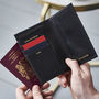 Personalised Section Leather Passport Cover, thumbnail 2 of 3