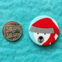 ''Polar Bear'' Stocking Filler Christmas Magnet, thumbnail 4 of 4