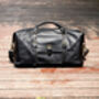 Genuine Leather Holdall With Front Pocket Detail, thumbnail 9 of 12