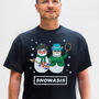 Mens Christmas Oasis T Shirt, thumbnail 1 of 4