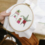 Botanical Houseplants Embroidery Kit, thumbnail 1 of 5
