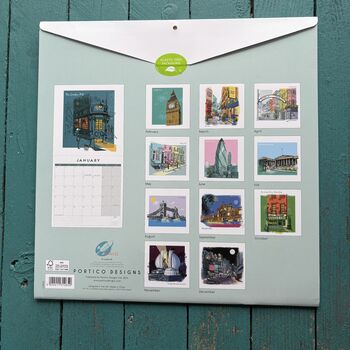 London Illustrated Locations 2026 Calendar, 3 of 12