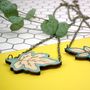Wooden Leaf Necklace, thumbnail 6 of 6