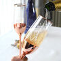 Elegant Rose Gold Personalised Champagne Flute, thumbnail 1 of 11