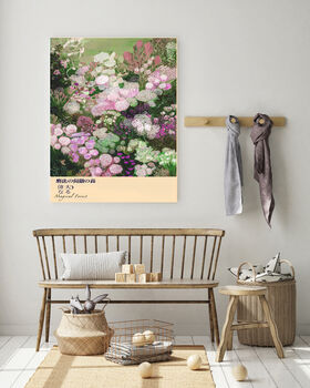 Japanese Magical Flower Art Print, 3 of 3