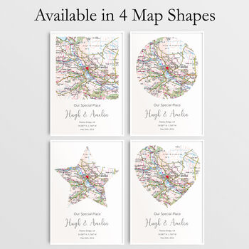 Our New Home Ordnance Survey Landranger Personalised Map Print New Home Gift, 5 of 12
