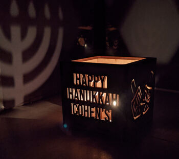Hanukkah Chanukah Lantern With Gift, 10 of 10