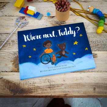 Personalised 'Where Next, Teddy?' Storybook With Bear, 6 of 11