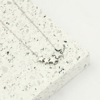 40th Birthday Stars Necklace, A Star For Every Decade, 6 of 7