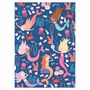 Personalised Mermaid Pattern Thank You Cards, thumbnail 3 of 4