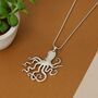 Long Statement Octopus Pendant Necklace, thumbnail 1 of 6