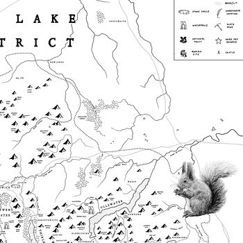 The Lake District Illustrated Map, 3 of 9
