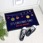 Personalised Christmas Bauble Indoor Doormat, thumbnail 1 of 4