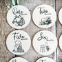 Pooh Bear Wooden Baby Milestone Discs Set Baby Gift, thumbnail 7 of 9