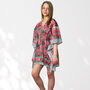 Leopard Jungle Print 100% Cotton Beach Kaftan, thumbnail 3 of 7