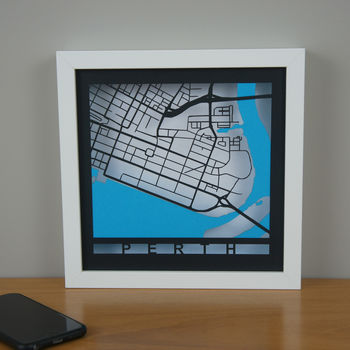 Personalised Map Location Box Frame, 9 of 10