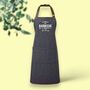 Personalised 'It's Time To Barbeque' Adult Apron, thumbnail 6 of 10