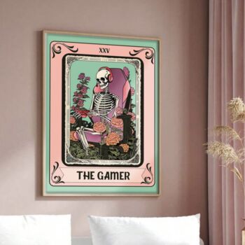 Tarot Themed 'The Gamer' Print, 3 of 4
