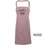 Personalised Embroidered Bib Apron With Pocket, thumbnail 11 of 12