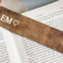 Personalised Classic Leather Bookmark, thumbnail 1 of 8