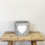 Love Heart Cement Plant Pot, thumbnail 1 of 2
