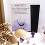 Tiny Amethyst Mushroom Crystal With Gift Message, thumbnail 1 of 5