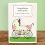 'Pram' Personalised Pregnancy Congratulations Card, thumbnail 5 of 5